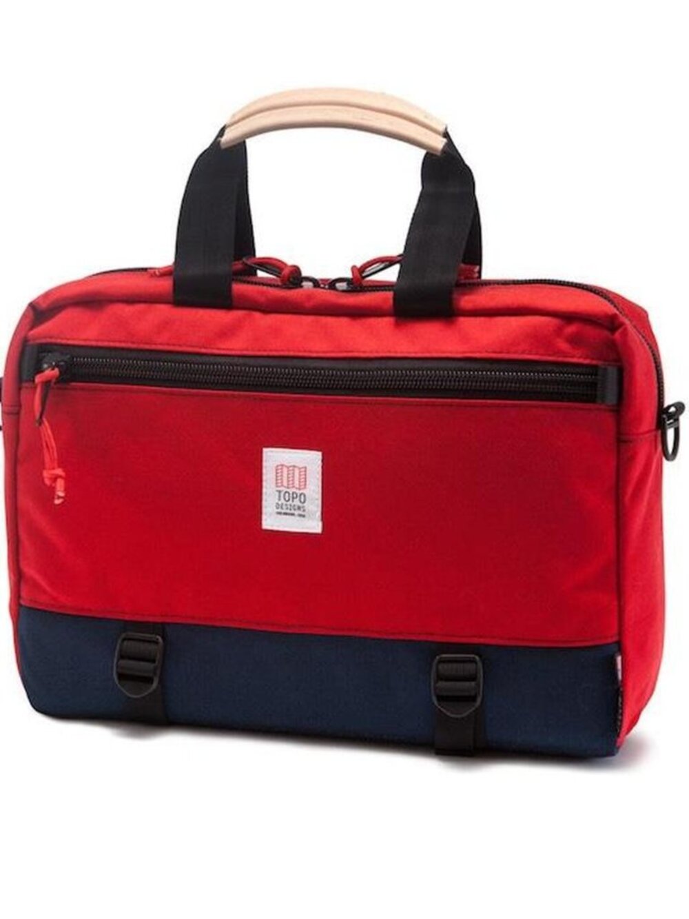 Vintage Topo Design Commuter Briefcase Red